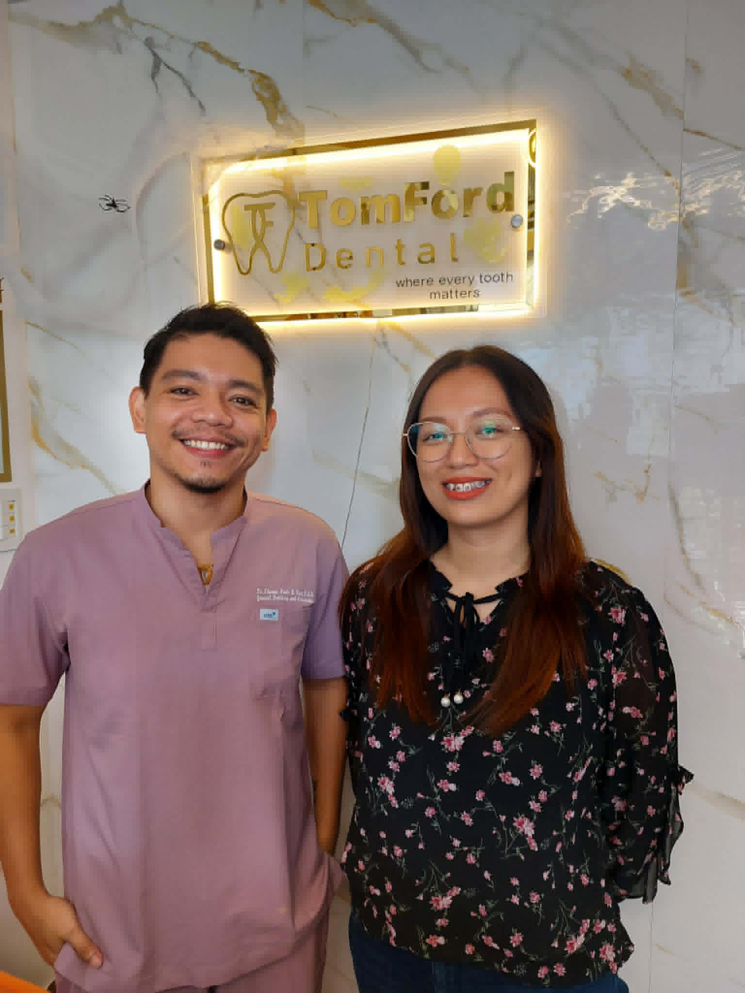 TomFord Dental patient with Doc Tom